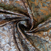 Sahsa Haute Couture Floral Jacquard Brocade Evening and Event Dress Fabric 150cm x 100cm - 30739 Lavin001